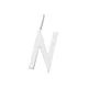 Srebrni obesek Design Letters