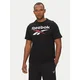 Reebok Funkcionalna majica IDENTITY svetlo rdeča/črna/bela
