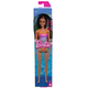 Barbie Beach lutka v vijolični kopalni obleki z vzorcem - Mattel