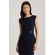 Obleka Lauren Ralph Lauren mornarsko modra barva, 200P03735