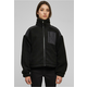 Womens Sherpa Mix Jacket Black