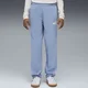Womens Puma Essentials Nature 2.0 No. 1 Logo Straight Pants Youth, Blue, Size 11-12Y, Clothing