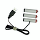 MPMBATTERY USB nadomestek baterij 3xAA R6 4,5V 500mA