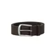 DIESEL Pas LOGO B-BASIC LEATHER BELT temno rjava