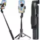 3v1 univerzalni teleskopski selfie stick in tripod bluetooth daljinec 90cm