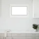 Prozor za podrum RISOR 90 x 70 cm PVC i staklo Bijela