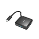 Hama USB 3.2 Type-C hub s 4 vrati, 5 Gbit/s, črna