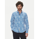 La Martina Srajca Aspen MAC003 PP719 Modra Regular Fit