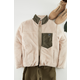 Trendyol Ecru Regular Fit Label Detail Welsoft Jacket