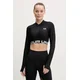 Under Armour Women‘s top HeatGear Rib 1/4 Zip LS Black