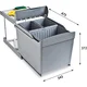 Alveus kante za otpatke Albio 30 1 x 16l + 2 x 7,5l