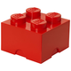 LEGO škatla za shranjevanje (25x25x18cm), rdeča