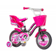 VISITOR Dečiji bicikl HEA120 Little heart 12 roze-crna