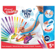 Kreativni set Maped Creativ - Blow Pen Art, 31 dio