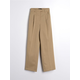 Sinsay - Elegantne pantalone na crtu - boja pšenice