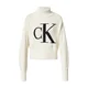 Calvin Klein Jeans Pulover črna/bela