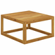 vidaXL Klubska mizica 68x68x29 cm trden akacijev les