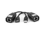 Gembird USB ekstender kit za LAN Cat5 i Cat6 kablove 30m (UAE-30M)