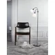 Nordlux - Podna lampa RAY 2xE14/25W/230V sjajni hrom