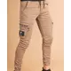 Squareonline Muške cargo pantalone, Bež