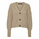 VERO MODA Pletena jopa Lea, rjava