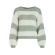 VILA Pulover VIChoca  pastelno zelena / bela