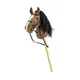 Kona Milly Mally Konj na palici Hobby Horse, temno rjav