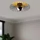 Opviq Luster Kaya-15225, 60x60x24, IP20, Bakarno-crni
