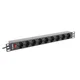 LANBERG PDU 19 napajalni trak, 9x Schuko vtičnice, 3m kabel