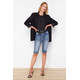 Trendyol Blue Denim Capri