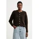 Jopica s primesjo volne American Vintage GILET ML COL ROND