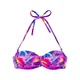 VENICE BEACH Bikini zgornji del modra / rumena / lila / roza