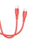 Tellur kabli type C to lightning sillicone PD30W 1M crveni ( 010-0753 )