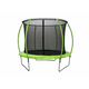 Legoni Space trampolin, z zaščitno mrežo, 366 cm, zelen