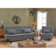 Atelier Del Sofa Set sofe na razvlačenje Santo-S-Dark Siva -