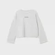 Cropp - Dukserica s natpisom - light grey