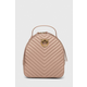 Kožni ruksak Pinko Answear Exclusive za žene, boja: bež, mali, bez uzorka