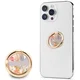 Infostyle Držalo za telefon znamke Guess purple Flower (GURSHCHMAU) Pastelno vijolična