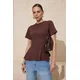 Trendyol Majica temno rjava
