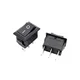 Proelektronic Prekidač crni kockasti 15x10.5mm 2pola/3pina ( PRE-SMRS1021 )