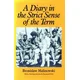 Diary in the Strict Sense of the Term