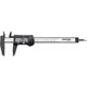 Extol Craft Drsna lestvica digitalno plastike, 0-150mm