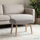 klop Enobarvno Svetlo siva 60 x 40 x 45 cm Bouclé