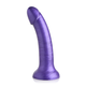 Strap U G-Tastic 17,8cm Metallic Silicone Dildo Purple
