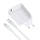 Kucni punjac moxom mx-hc293 20w type-c na lightning beli ( P1291 )
