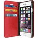 AVIZAR RDEČa zrnata torbica iz imitacije usnja, poslovna serija za iPhone 6 in 6s, (20526339)