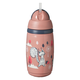 Tommee Tippee lonček Superstar s slamico 266 ml, izolacijski, 12m+ pink