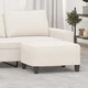 shumee vidaXL Tabure, bež, 70x55x41 cm, oblazinjen z mikrovlakni