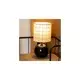 Atmosphera - Stona lampa TIMÉO 1xE14/60W/230V crna/bela