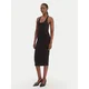 Obleka Armani Exchange črna barva, XW000820 AF13729